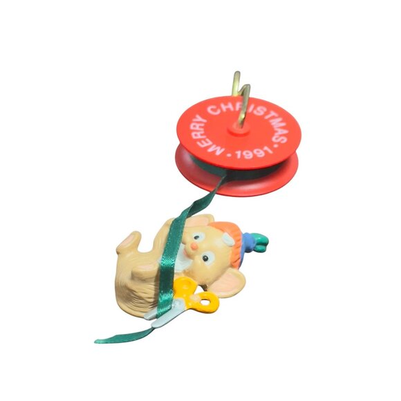 Hallmark 1991 Keepsake Ornament "Merry Christmas" Mouse Design - Picture 2 of 7